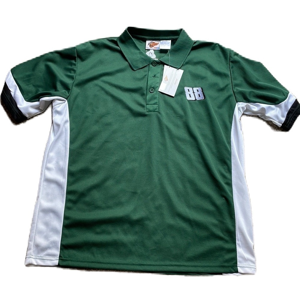 Winners Circle Dale Earnhardt Jr. #88 Amp Energy Green Polo 2XL NWT NASCAR NEW